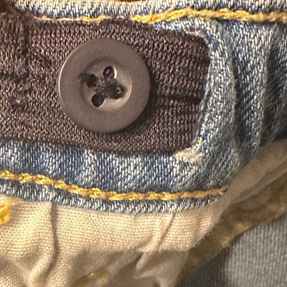 Art Class Distressed Denim Jeans With Adjustable Waist Size 12 📦 - Picture 4 of 11